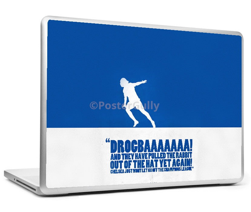 Just Go laptop skin decal