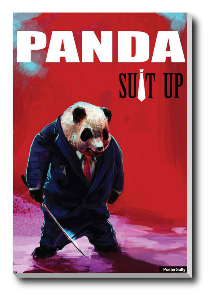 Panda Suit Posters for Sale