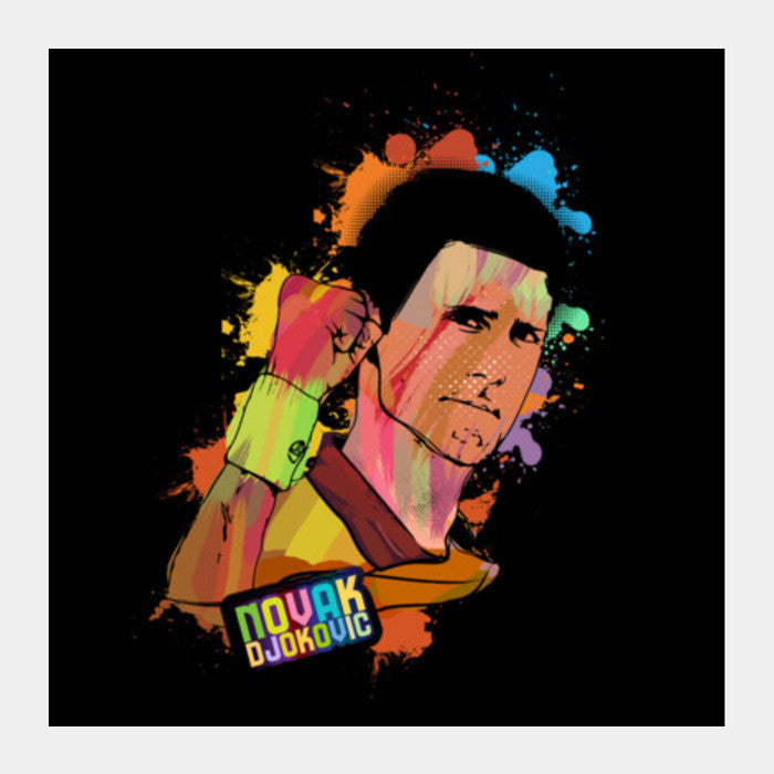 Novak Djokovic Square Art Prints PosterGully Specials Buy High