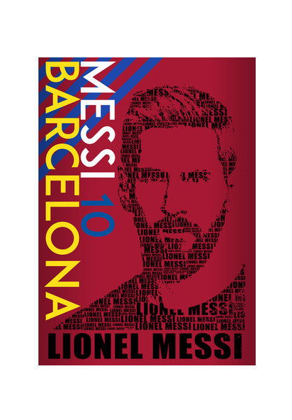 Art Poster Lionel Messi