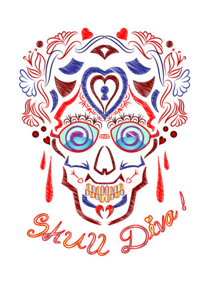 Baseball Sugar Skull Svg 