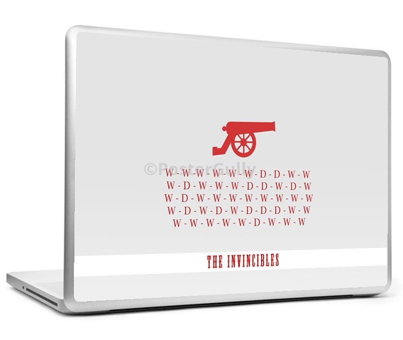 Laptop Skins, Arsenal Invincibles Minimal Art Laptop Skin, - PosterGully