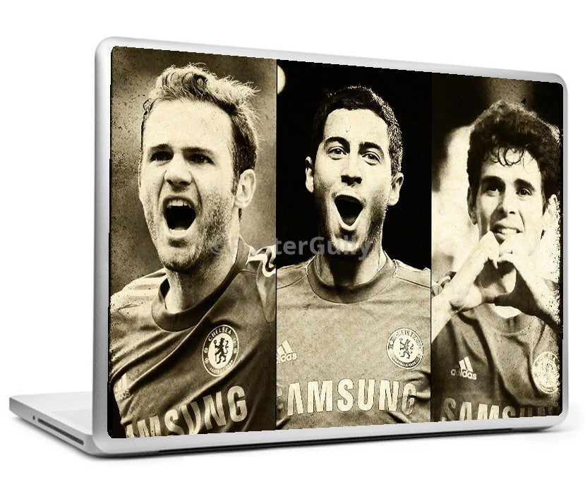 Laptop Skins, Beware the Mazacar Chelsea Minimal Football Art Laptop Skin, - PosterGully