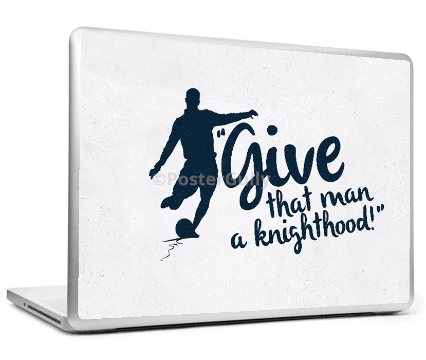 Laptop Skins, David Beckham Minimal Football Art Laptop Skin, - PosterGully