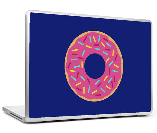 Laptop Skins, Pink Donut Laptop Skin, - PosterGully