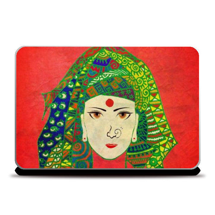 Laptop Skins, Turban Chic Zenscrawl Laptop Skin | Meghnanimous, - PosterGully