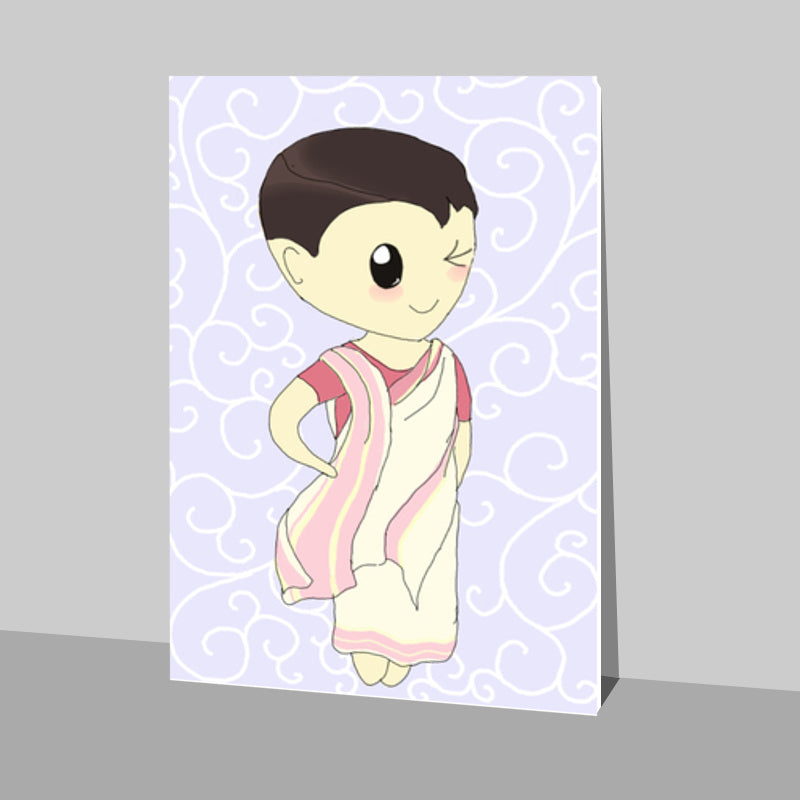 Kawaii Bengali girl Stick Ons