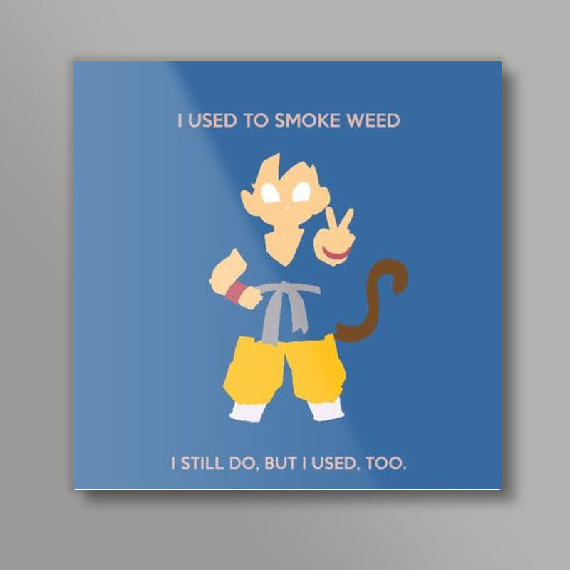 Goku Stoner Dragon Ball Square Art | Rishabh Bhargava