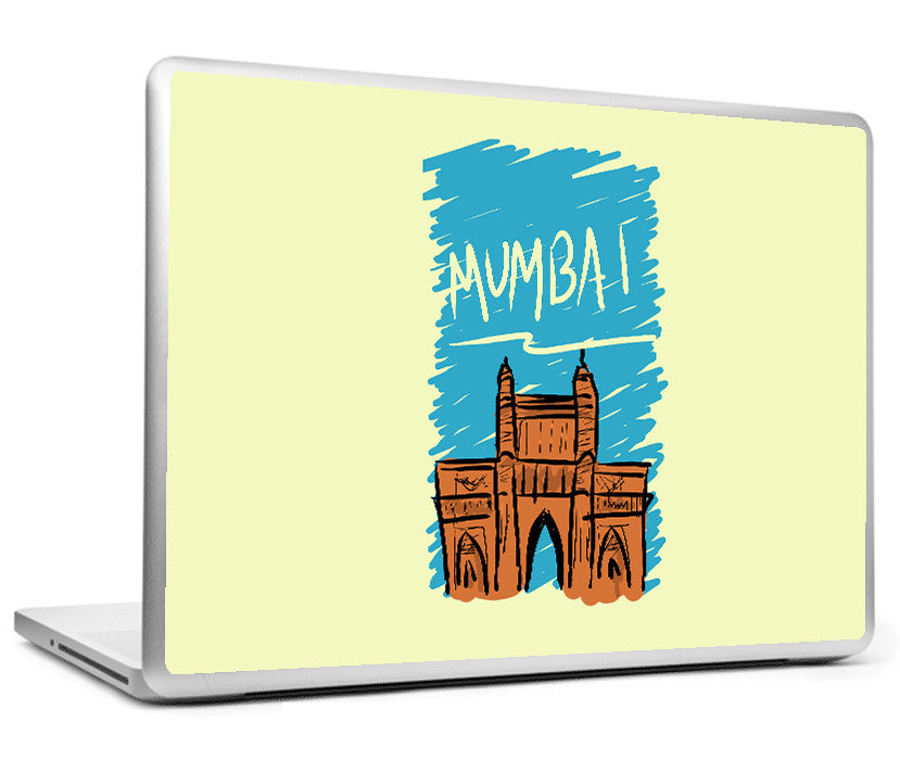 Laptop Skins, Mumbai - Sketch Laptop Skin, - PosterGully