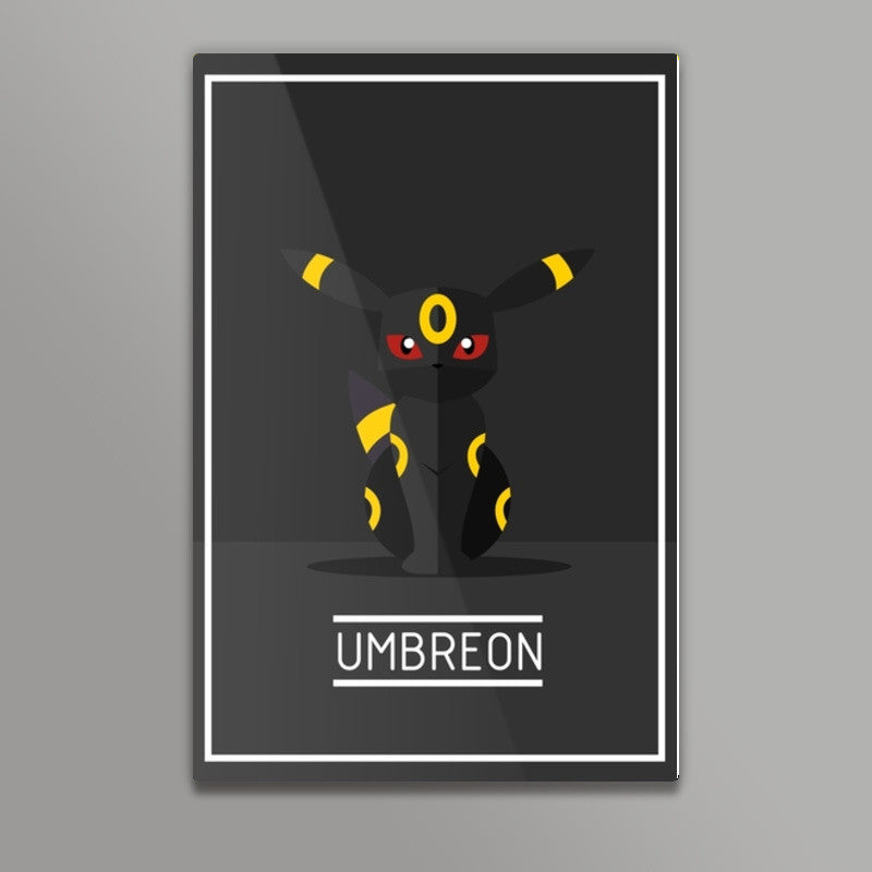 Umbreon Pokemon go Wall Art