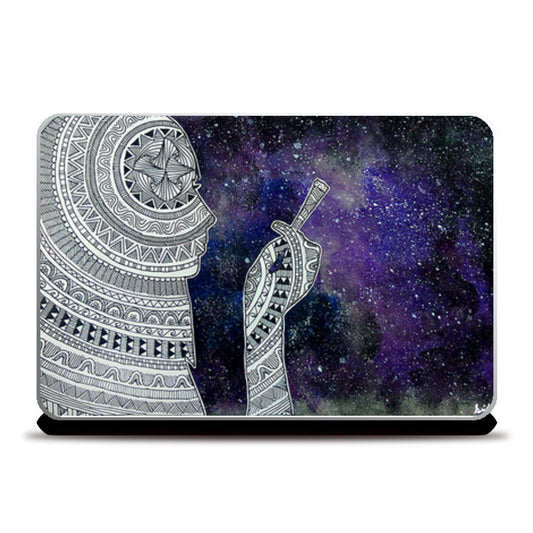 Smoke in the galaxy Laptop Skins