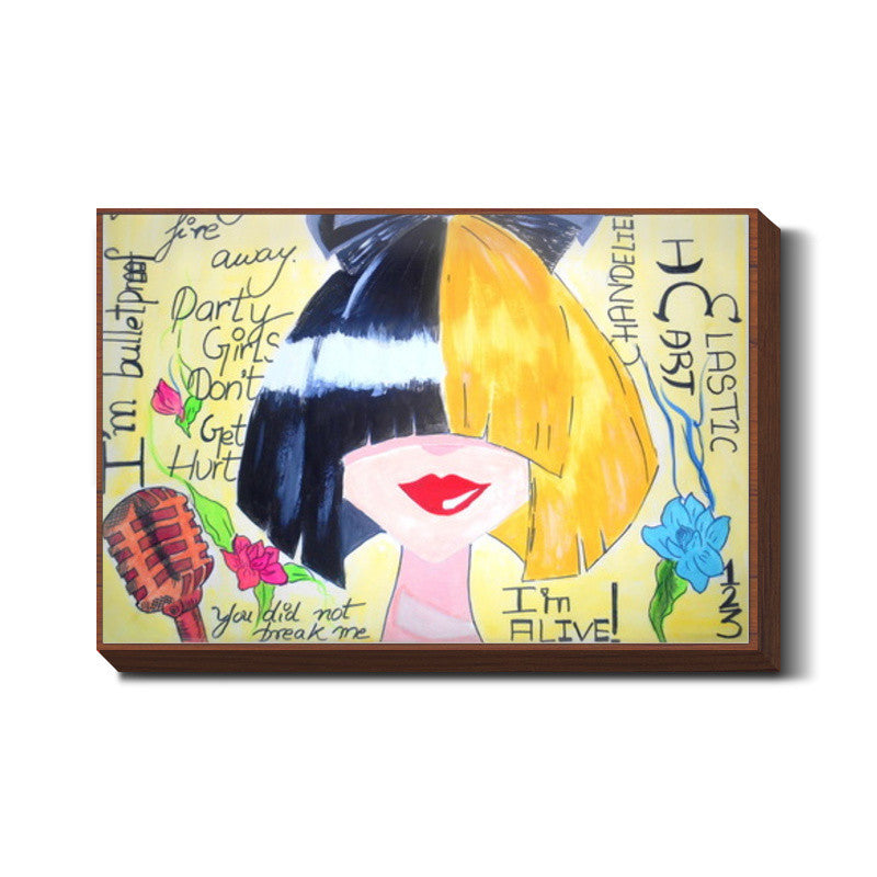 Sia Chandelier Art Artwork Wall Art