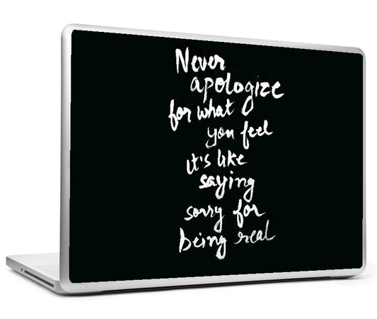 Laptop Skins, Never Apologize #swag Laptop Skin, - PosterGully