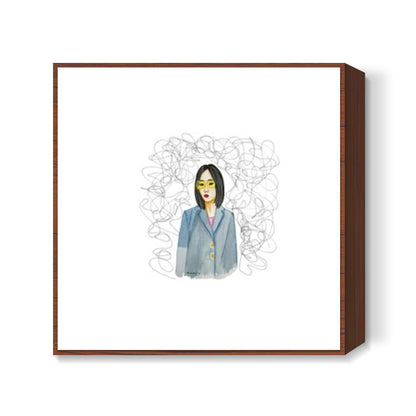 Thought Burst Square Art Prints