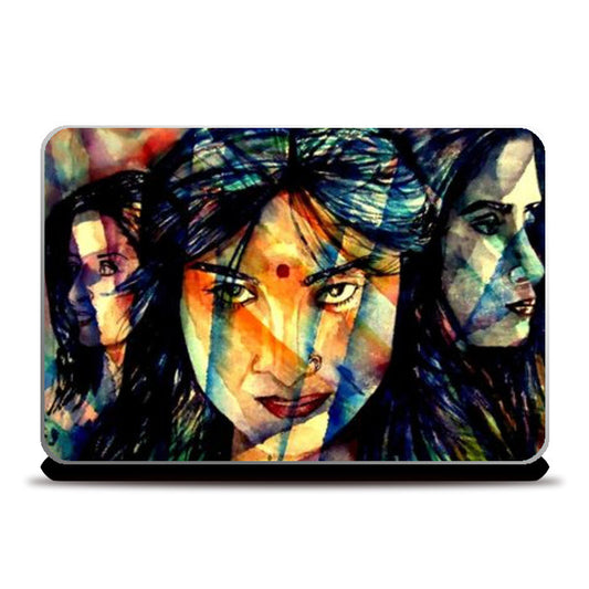 Laptop Skins, trio lady Laptop Skins