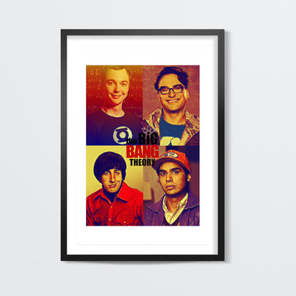 Big Bang Theory Pop Art Wall Art