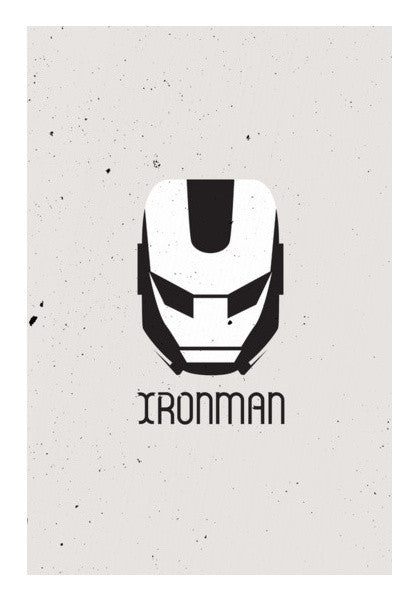 Ironman Black And White Art PosterGully Specials