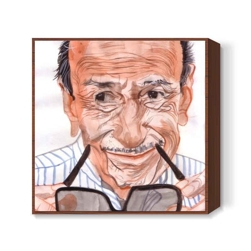 Tarak Mehta was a wonderful writer Square Art Prints