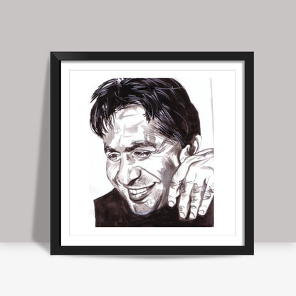 Dilip Kumar is the thespian Square Art Prints