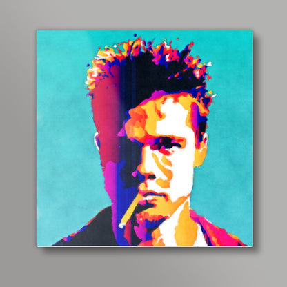 brad pitt Square Art Prints