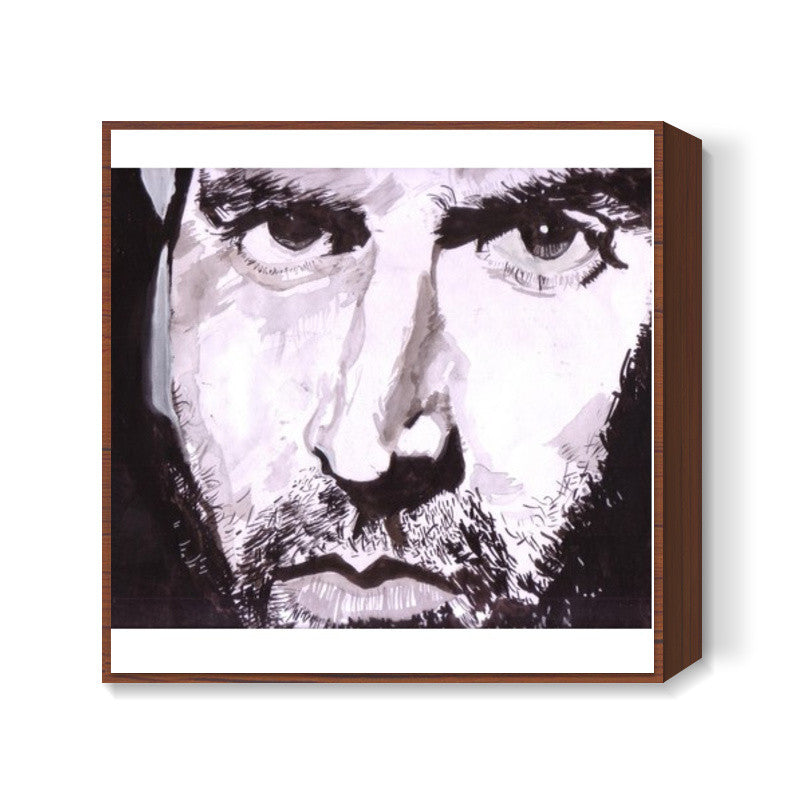 Superstar Akshay Kumar is a Khiladi Square Art Prints