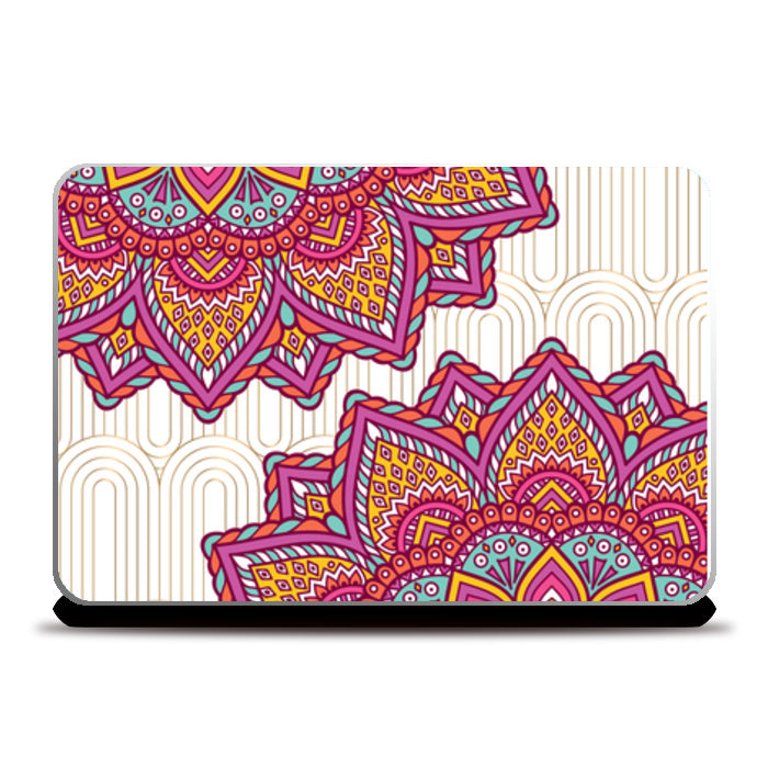 Floral Textu Laptop Skins