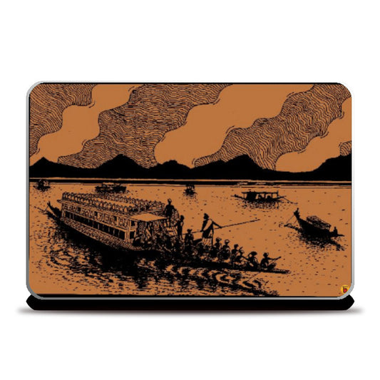 Laptop Skins, The Shikara Laptop Skin | Charbak Dipta, - PosterGully