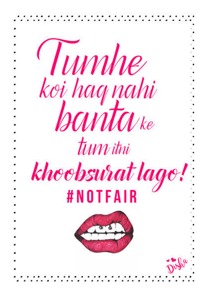 #NOTFAIR Art PosterGully Specials