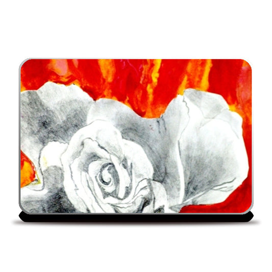 Abstract Rose Laptop Skins