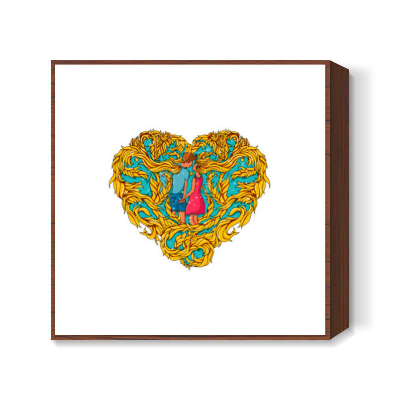 Forever in Love Square Art Prints