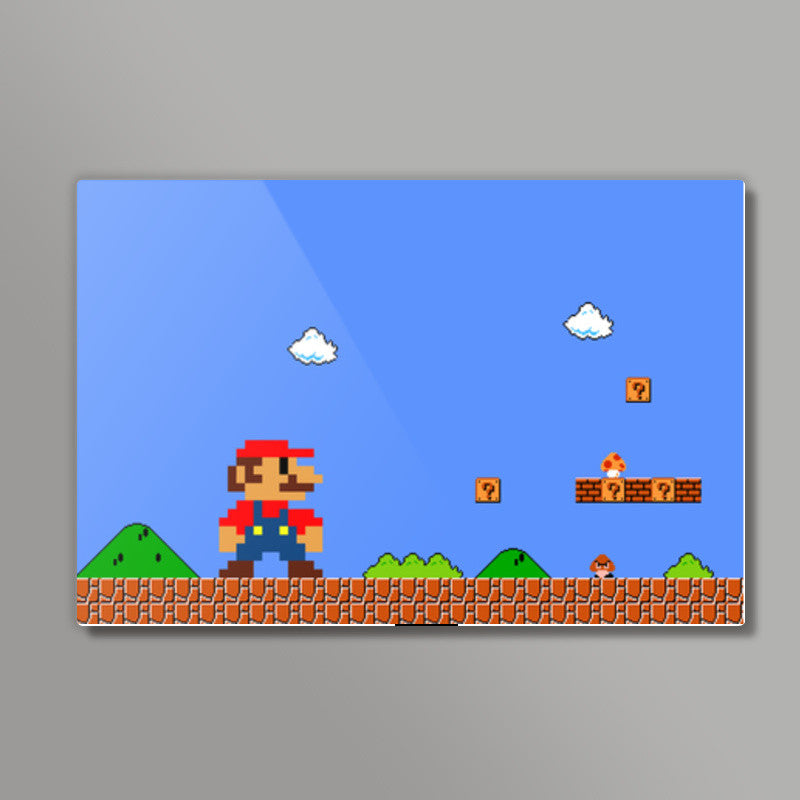 super mario pop big Wall Art