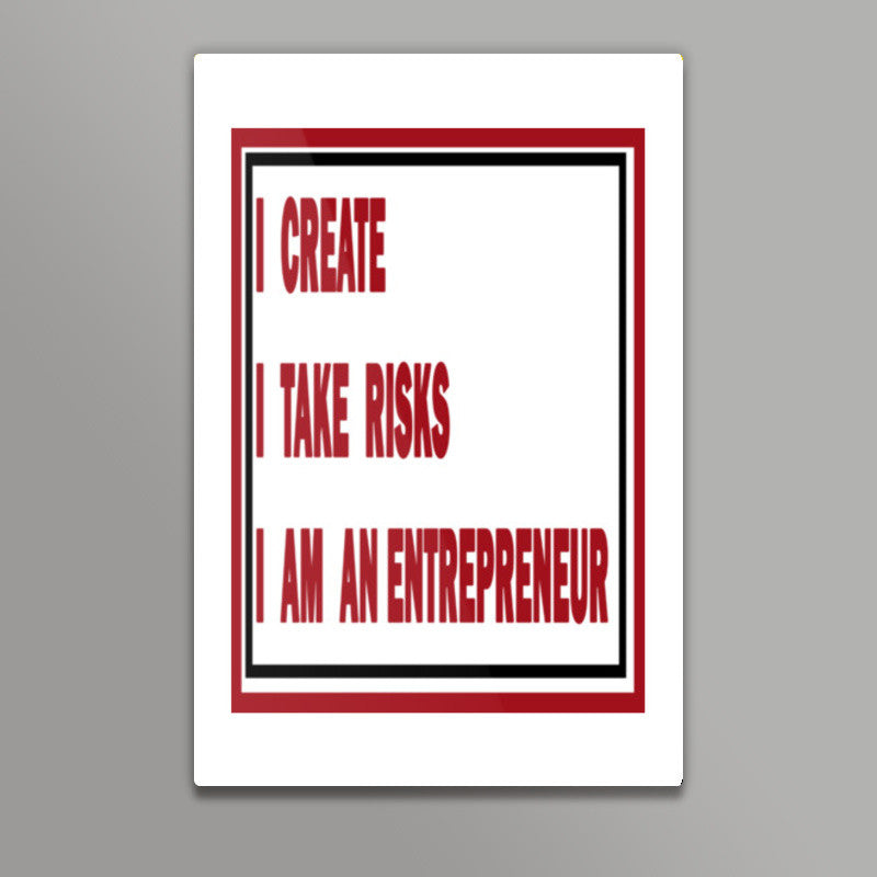 I AM AN ENTREPRENEUR Wall Art