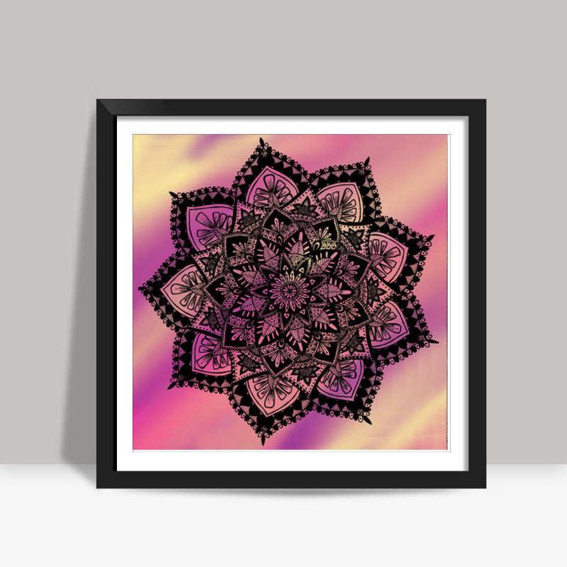 Mandala Square Art Prints