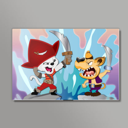 Pirate Fight Wall Art