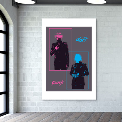 Daft Punk Artwork Wall Art