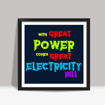 Funny Spiderman Quote Square Art Prints