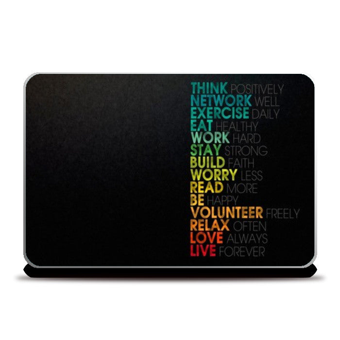 LIVE FOREVER Laptop Skins