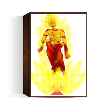 Agni Dev Wall Art | Pratyasha Nithin