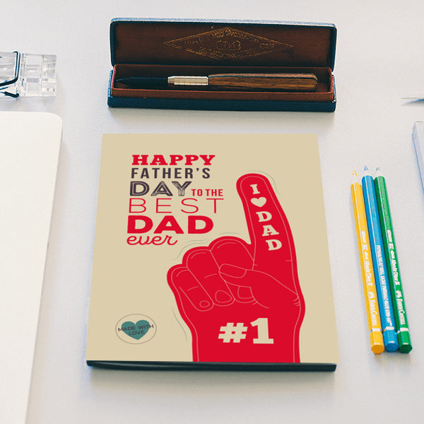 My Dad is The Number One Fathers Day | #Fathers Day Special Notebook