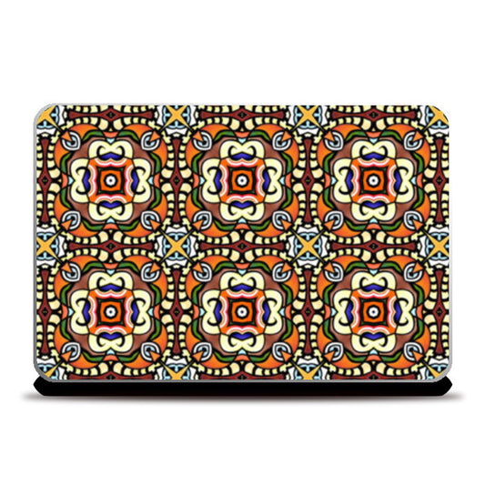 Tribal Ethnic Geometric Pattern  Laptop Skins