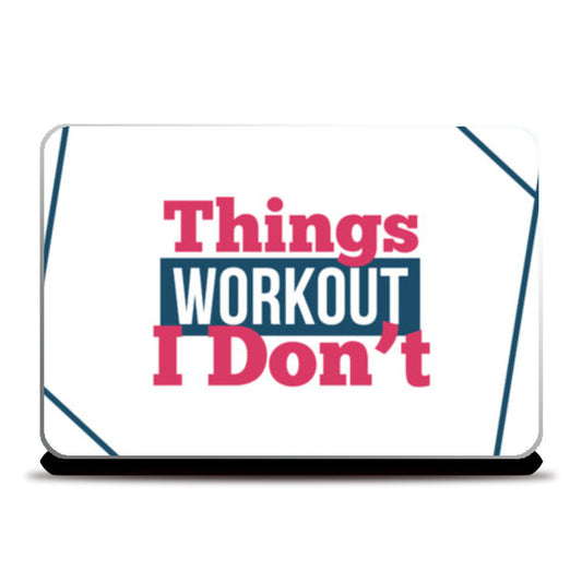 Things Workout Laptop Skins