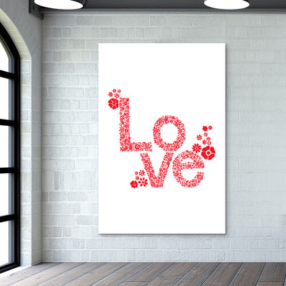 Love Typography Artwork