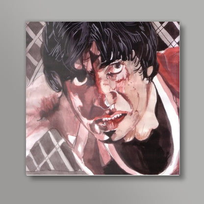 Amitabh Bachchan doesnt believe in ever giving up! Square Art Prints