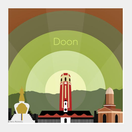 Dehradun - Doon Square Art Prints PosterGully Specials