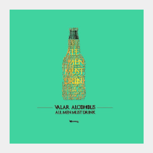 Square Art Prints, Valar Alcoholis | Artist PenciLove, - PosterGully