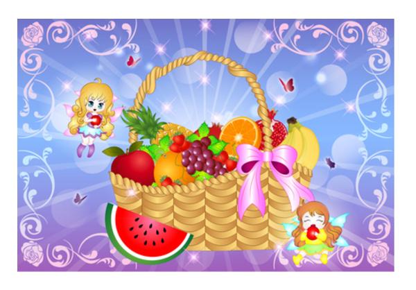 Fairy Picnic Wall Art PosterGully Specials