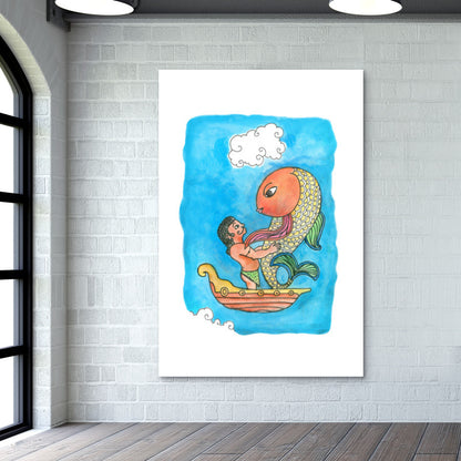 Fish for Louve Wall Art