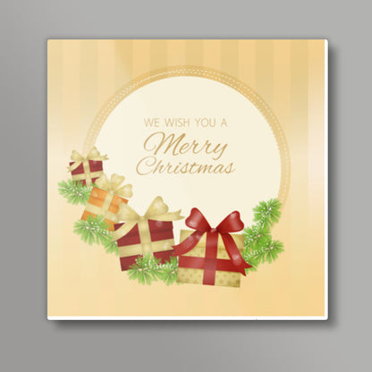 Merry Christmas Square Art Prints