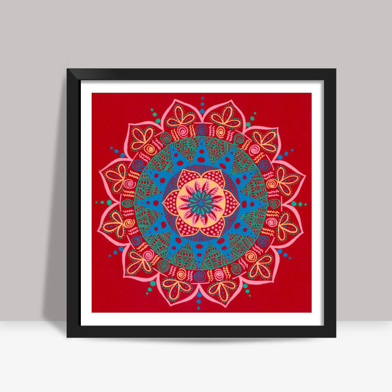 Mandala Square Art Prints