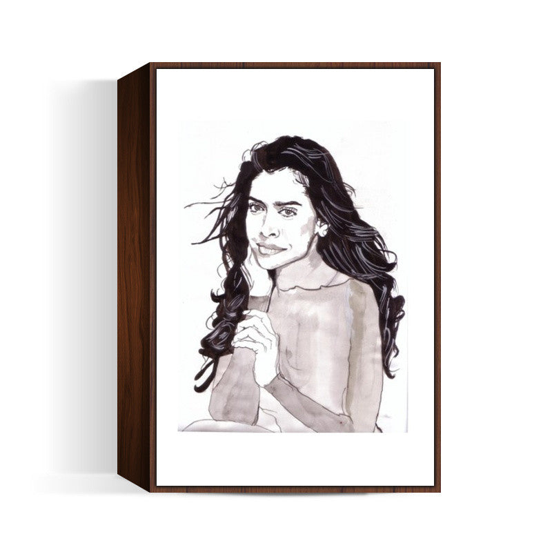 Every smile tells a story, seems to say Deepika Padukone Wall Art